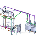 CIP/SIP tubular y tubo en el esterilizador del tubo